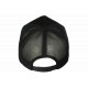 Casquette Côte d'Azur Noire Dorée French Riviera Classe Trucker CASQUETTES Nyls Création