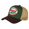 Casquette Côte d'Azur Verte et Marron French Riviera Classe Trucker