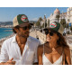 Casquette Côte d'Azur Verte et Marron French Riviera Classe Trucker CASQUETTES Nyls Création
