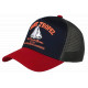 Casquette Saint Tropez Bleue et Rouge French Riviera Voilier Trucker CASQUETTES Nyls Création