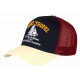 Casquette Saint Tropez Beige et Bleue French Riviera Voilier Trucker CASQUETTES Nyls Création