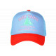 Casquette Saint Tropez Orange et Bleue French Riviera Voilier Trucker CASQUETTES Nyls Création