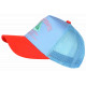Casquette Saint Tropez Orange et Bleue French Riviera Voilier Trucker CASQUETTES Nyls Création