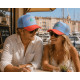 Casquette Saint Tropez Orange et Bleue French Riviera Voilier Trucker CASQUETTES Nyls Création