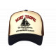 Casquette Saint Tropez Beige et Marron French Riviera Voilier Trucker CASQUETTES Nyls Création