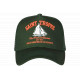 Casquette Saint Tropez Verte et Corail French Riviera Voilier Trucker CASQUETTES Nyls Création