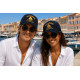 Casquette Saint Tropez Marine et Dorée French Riviera Voilier Trucker CASQUETTES Nyls Création