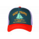 Casquette Saint Tropez Verte et Violette French Riviera Voilier Trucker CASQUETTES Nyls Création