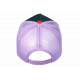 Casquette Saint Tropez Verte et Violette French Riviera Voilier Trucker CASQUETTES Nyls Création