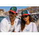Casquette Saint Tropez Verte et Violette French Riviera Voilier Trucker CASQUETTES Nyls Création