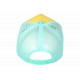 Casquette Saint Tropez Jaune et Bleu Lagon Riviera Voilier Trucker CASQUETTES Nyls Création