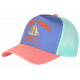Casquette Saint Tropez Bleu Lavande Rose Pastel French Riviera Voilier Trucker CASQUETTES Nyls Création
