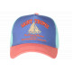 Casquette Saint Tropez Bleu Lavande Rose Pastel French Riviera Voilier Trucker CASQUETTES Nyls Création
