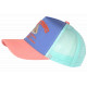 Casquette Saint Tropez Bleu Lavande Rose Pastel French Riviera Voilier Trucker CASQUETTES Nyls Création