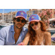 Casquette Saint Tropez Bleu Lavande Rose Pastel French Riviera Voilier Trucker CASQUETTES Nyls Création