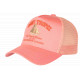Casquette Saint Tropez Rose et Corail French Riviera Voilier Trucker CASQUETTES Nyls Création