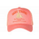 Casquette Saint Tropez Rose et Corail French Riviera Voilier Trucker CASQUETTES Nyls Création