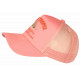 Casquette Saint Tropez Rose et Corail French Riviera Voilier Trucker CASQUETTES Nyls Création