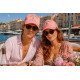 Casquette Saint Tropez Rose et Corail French Riviera Voilier Trucker CASQUETTES Nyls Création