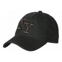 Casquette NY Grise Anthracite Vintage en Coton Style Streetwear Rétro CASQUETTES Hip Hop Honour