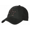 Casquette NY Grise Anthracite Vintage en Coton Style Streetwear Rétro