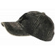 Casquette NY Noire Délavée Vintage en Coton Washed Ajustable CASQUETTES Hip Hop Honour