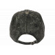 Casquette NY Noire Délavée Vintage en Coton Washed Ajustable CASQUETTES Hip Hop Honour