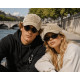 Casquette NY Marron Camel Vintage en Coton Homme Femme Rétro CASQUETTES Hip Hop Honour