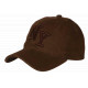 Casquette NY Marron Chocolat Vintage en Coton Style Streetwear Rétro CASQUETTES Hip Hop Honour