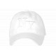Casquette NY Blanche Vintage en Coton Style Streetwear Rétro CASQUETTES Hip Hop Honour