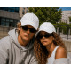 Casquette NY Blanche Vintage en Coton Style Streetwear Rétro CASQUETTES Hip Hop Honour
