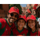 Casquette Enfant Maroc Rouge Etoile Verte Football de 6 à 11 ans Casquette Enfant Nyls Création