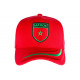 Casquette Enfant Maroc Rouge et Verte Football de 6 à 11 ans Casquette Enfant Nyls Création