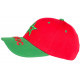 Casquette Enfant Maroc Rouge Etoile Verte Football de 6 à 11 ans Casquette Enfant Nyls Création
