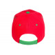 Casquette Enfant Maroc Rouge Etoile Verte Football de 6 à 11 ans Casquette Enfant Nyls Création