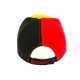 Casquette Enfant Allemagne Noire Rouge Jaune Football de 6 à 11 ans Casquette Enfant Nyls Création