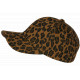 Casquette Léopard Marron Camel et Noire Imprimé Panthère Vintage Ajustable CASQUETTES Nyls Création