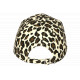 Casquette Léopard Ecrue et Noire Imprimé Panthère Tendance Ajustable CASQUETTES Nyls Création