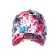 Casquette NY Enfant Rose Fleurs Tropicales Exotiques Bali 7 a 12 ans