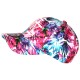Casquette NY Enfant Rose Fleurs Tropicales Exotiques Bali 7 a 12 ans