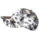 Casquette NY Enfant Fleurs Tropicales Palmiers Bleu Garçon Fille 6 à 12 Ans