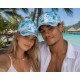 Casquette NY Tropicale Palmier Noir Blanc Baseball Homme Femme Réglable