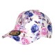 Casquette NY Tropicale Turquoise Palmiers Fleurs Homme Femme Baseball