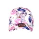 Casquette NY Enfant Rose Fleurs Tropicales Exotiques Bali 7 a 12 ans