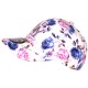 Casquette NY Enfant Rose Fleurs Tropicales Exotiques Bali 7 a 12 ans