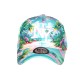 Casquette NY Plage Tropicale Orange Bleu Palmiers Homme Femme