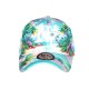 Casquette NY Enfant Plage Tropicale Palmiers Orange Bleu 6-12 Ans