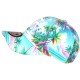 Casquette NY Enfant Plage Tropicale Palmiers Orange Bleu 6-12 Ans