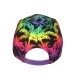 Casquette NY Plage Tropicale Turquoise Rose Palmiers Homme Femme