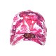Casquette NY Tropicale Rose Fleurs et Palmiers Originale Baseball Bali